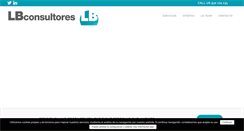 Desktop Screenshot of lb-consultores.com
